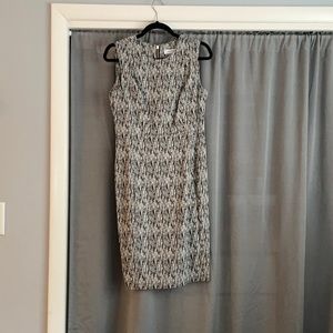 Calvin Klein White and Black Dress - NWT